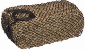Slow Feed Square 2x2 Hay Bale Bag, Black dog plush toy,stuffed animal dog,cuddly dog toy
