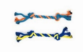 Small double knot plain - 16cm durable dog toy,rope chew toy,interactive dog toy