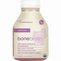 SmallBatch Frozen Organic Turkey Bone Broth 22oz puppy food,chew toy for puppies,small dog treats