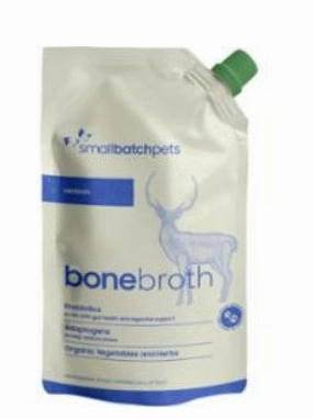 SmallBatch Shelf Stable Bone Broth Venison 16oz Pouch puppy food,chew toy for puppies,small dog treats