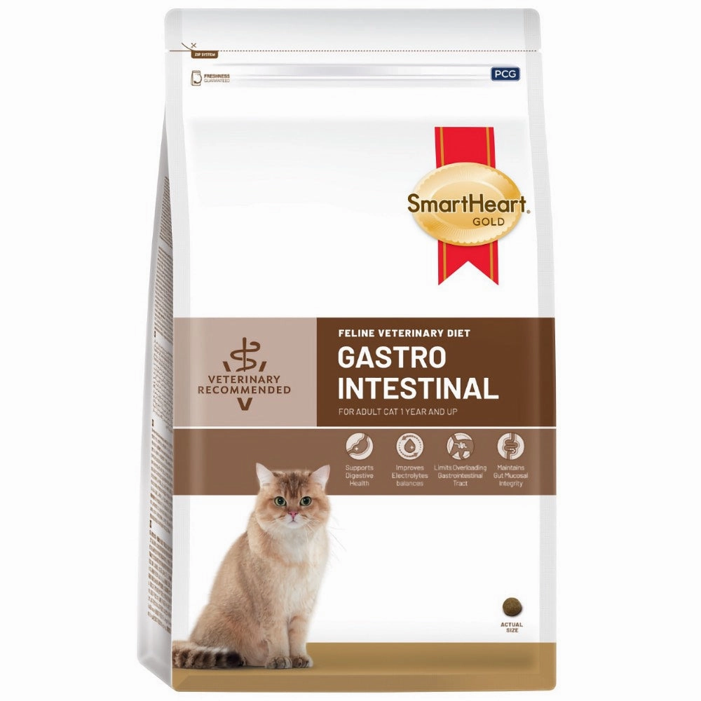 Smartheart Gold Feline Veterinary Diet Gastrointestinal Adult Dry Cat Food 1.5kg digestive care dog food,urinary care cat food,sensitive stomach pet food
