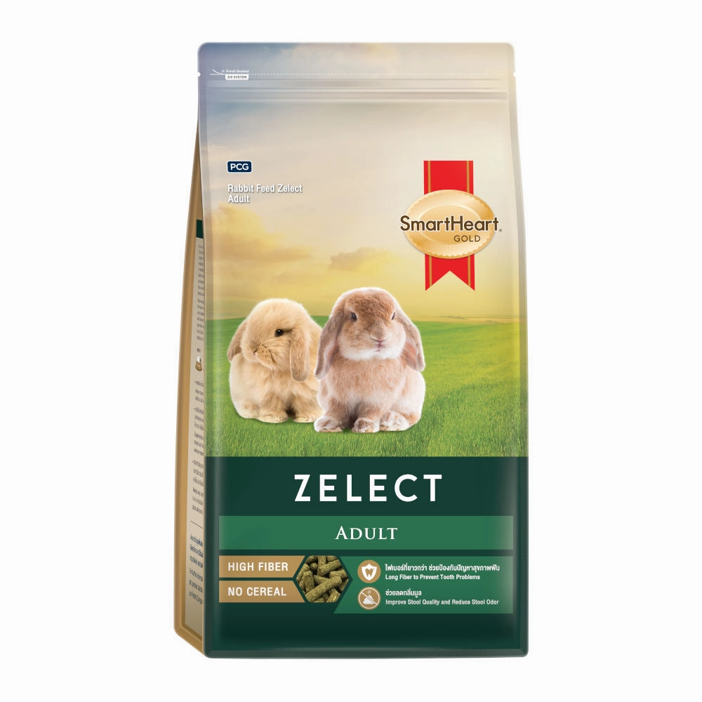 Smartheart Gold Zelect Adult Rabbit Food 500g (Exp 22Jun23) parrot cage,small bird perch,exotic pet bird