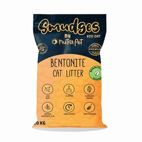 Smudges By NutraPet Eco Bentonite Non Scented Cat Litter cat waste,cat garbage bin,cat waste disposal