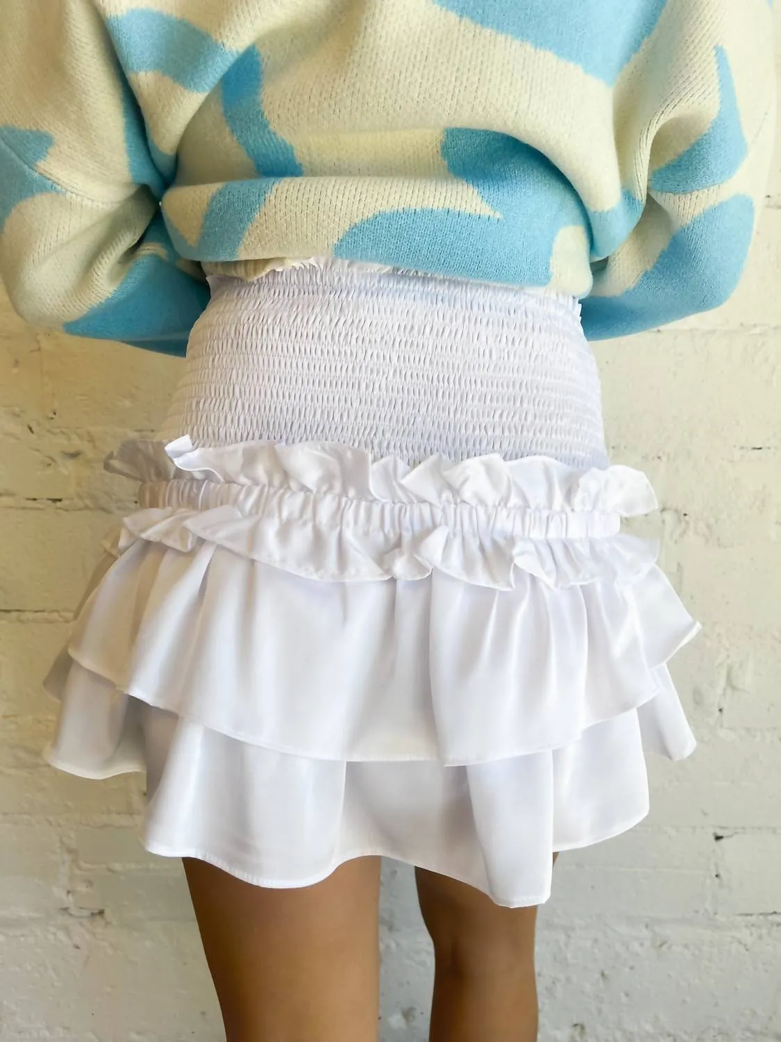 So Icy Mini Skort In White