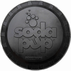 Soda Pup Magnum Frisbee Black poultry chews,horse chew toys,bird packaged treats