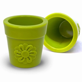 Sodapup Flower Pot Durable Treat Dispenser poultry chews,horse chew toys,bird packaged treats