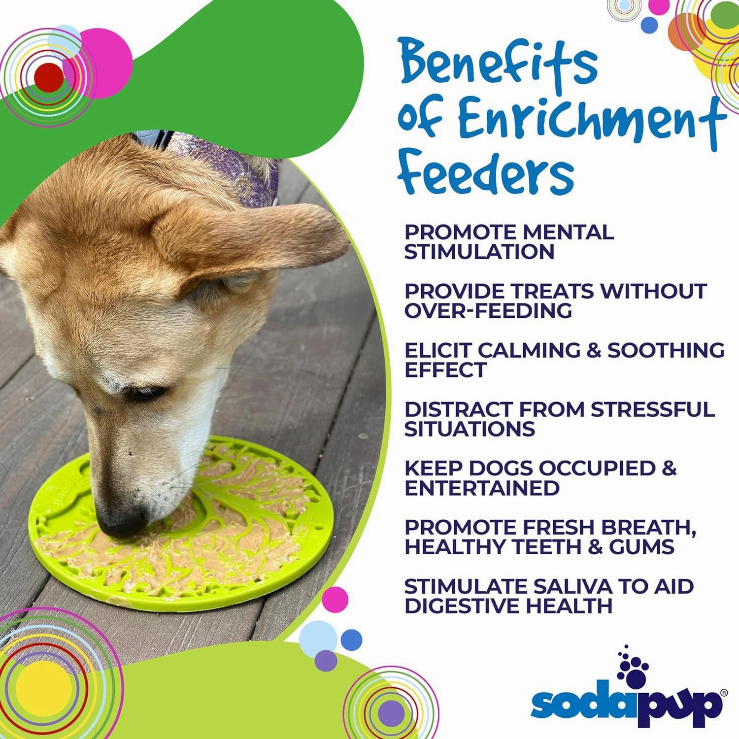 SodaPup Tree of Life Enrichment Lick Mat