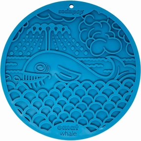 SodaPup Whale Design Enrichment Lick Mat poultry chews,horse chew toys,bird packaged treats