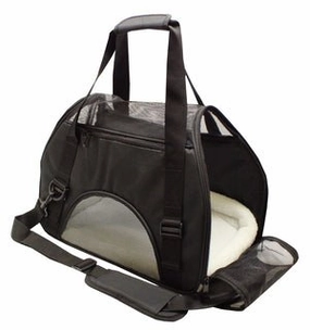 Soft-Sided Pet Carrier in Black treat storage jar,dog treat container,pet snack jar