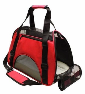 Soft-Sided Pet Carrier in Red treat storage jar,dog treat container,pet snack jar