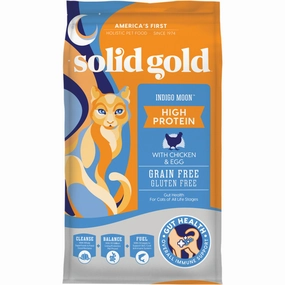 Solid Gold Indigo Moon with Chicken & Eggs Dry Cat Food cat toys and food,complete cat care,all in one cat kit