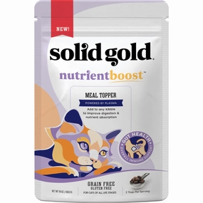 Solid Gold NutrientBoost Meal Topper for Cats cat supplies,cat essentials,cat accessories