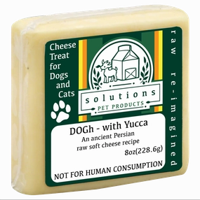 Solutions Frozen Functional Treats - DOGh Raw Soft Goat Milk Cheese with Yucca 8oz stainless steel bowl,metal pet feeder,steel water dish