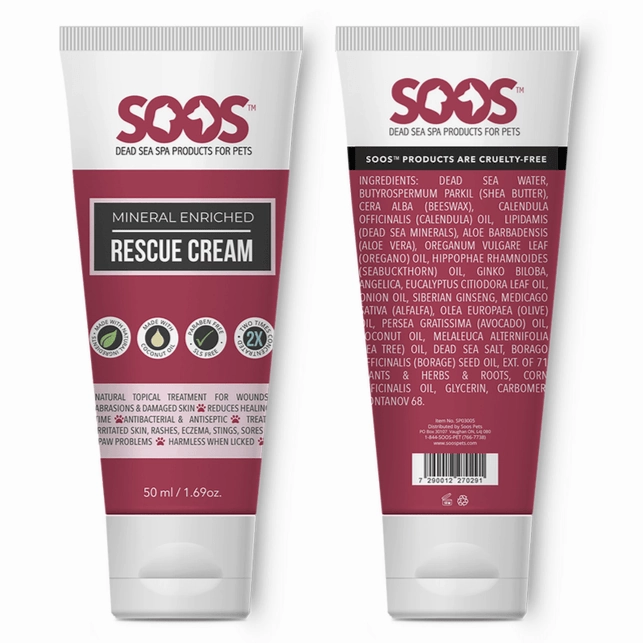 Soos Pets Mineral Enriched Rescue Cream For Dogs & Cats dog health supplement,dog multivitamin,canine health care
