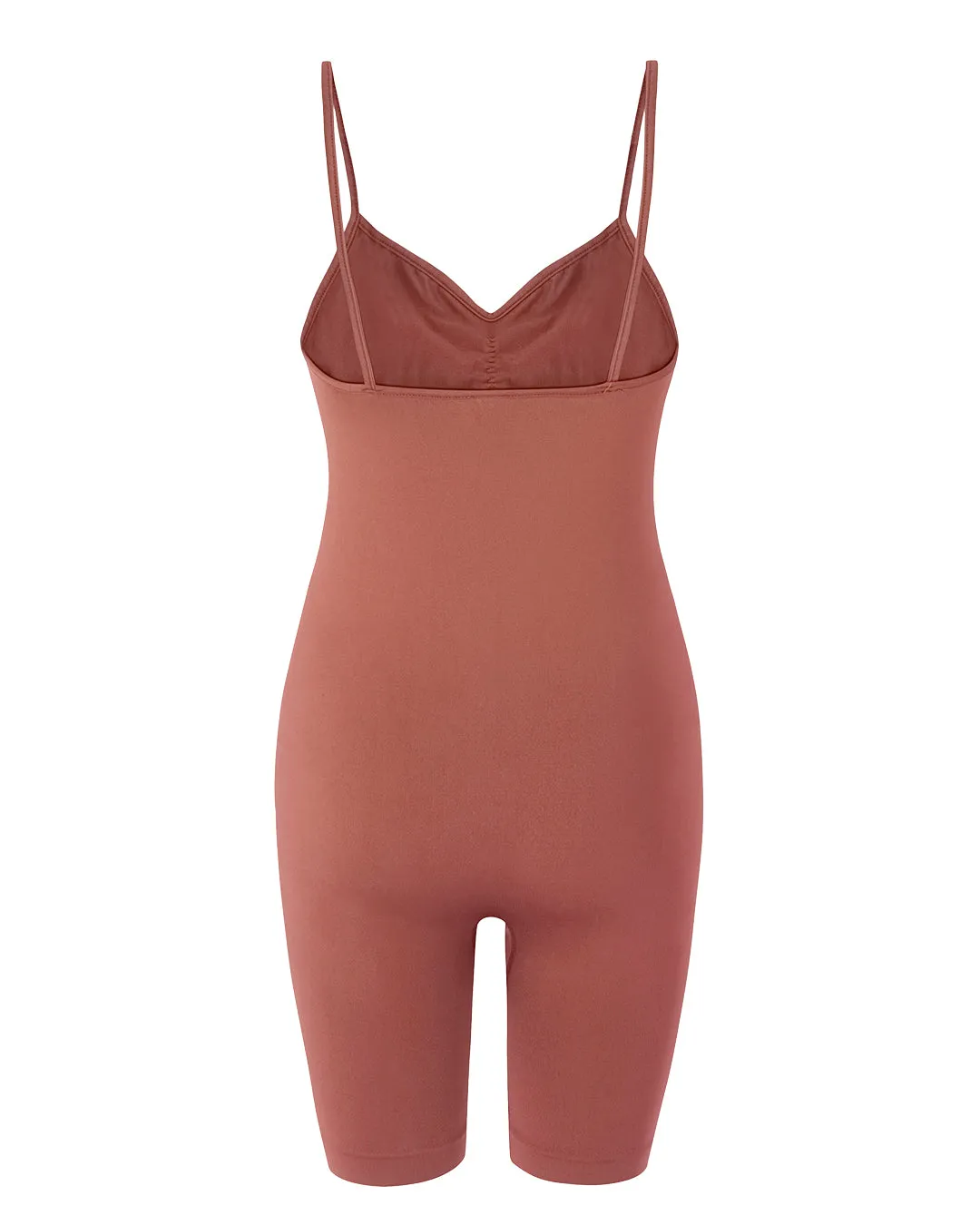 SPIRITED Shorts Unitard | Rusty Pink