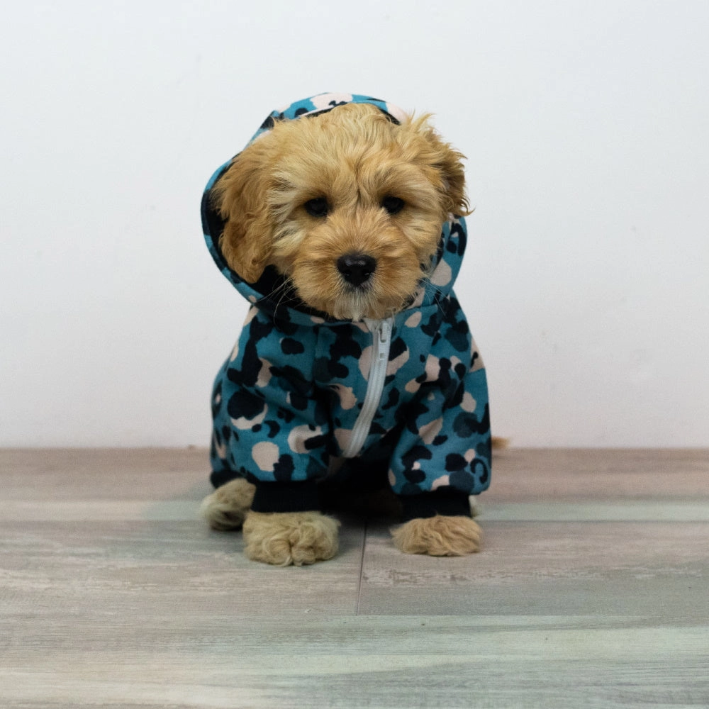 Spot On Leopard Zip Hoodie