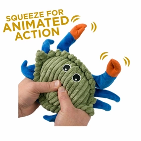 Squeaky Plush Dog Toy: Animated Crab wet cat food,canned cat food,gravy cat food