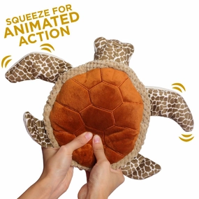 Squeaky Plush Dog Toy: Animated Sea Turtle wet cat food,canned cat food,gravy cat food