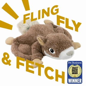 Squeaky Plush Dog Toy: Flying Squirrel wet cat food,canned cat food,gravy cat food
