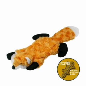 Squeaky Plush Dog Toy: Stuffless Fox wet cat food,canned cat food,gravy cat food