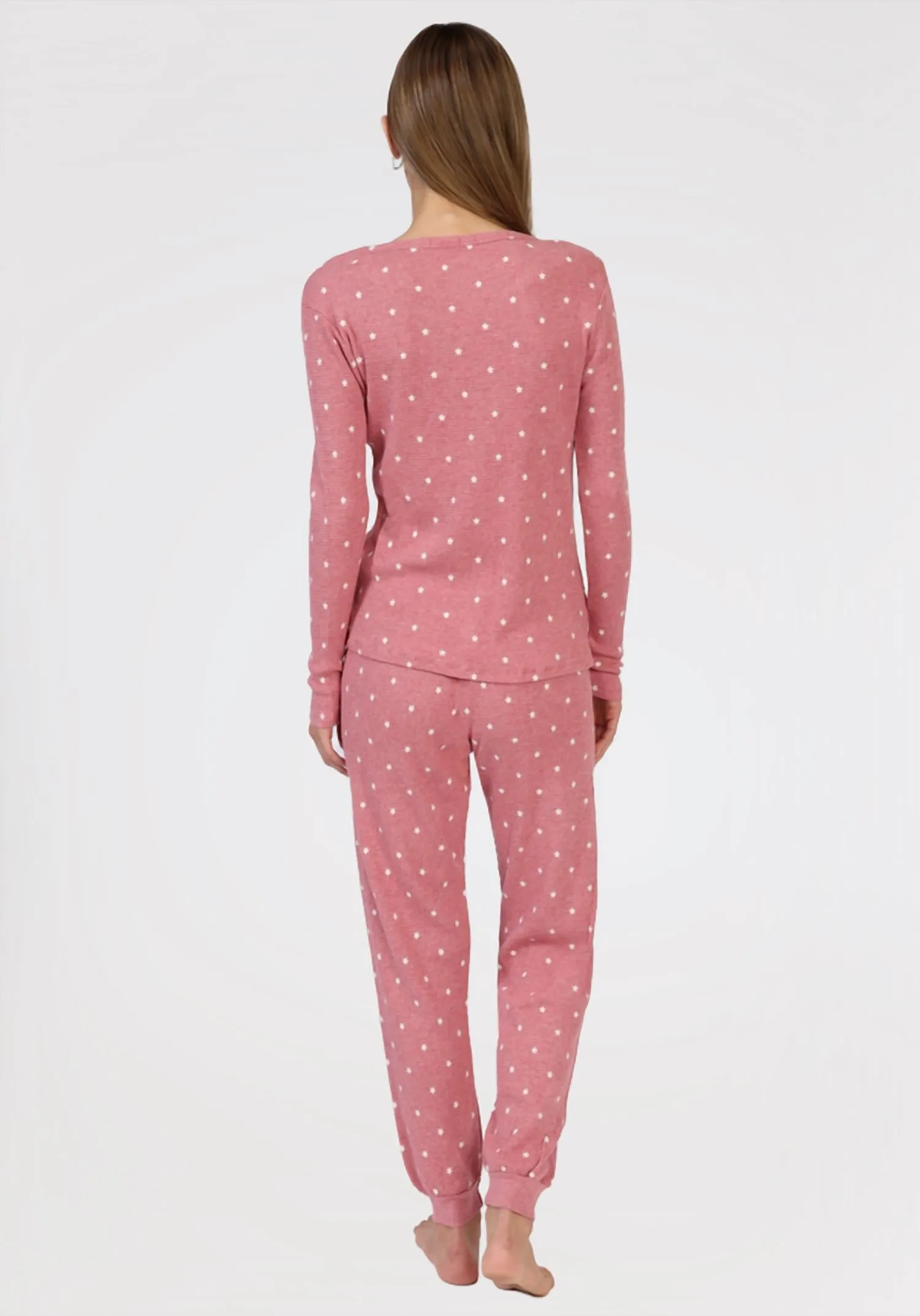 Star Classic Thermal Set With Jogger In Red