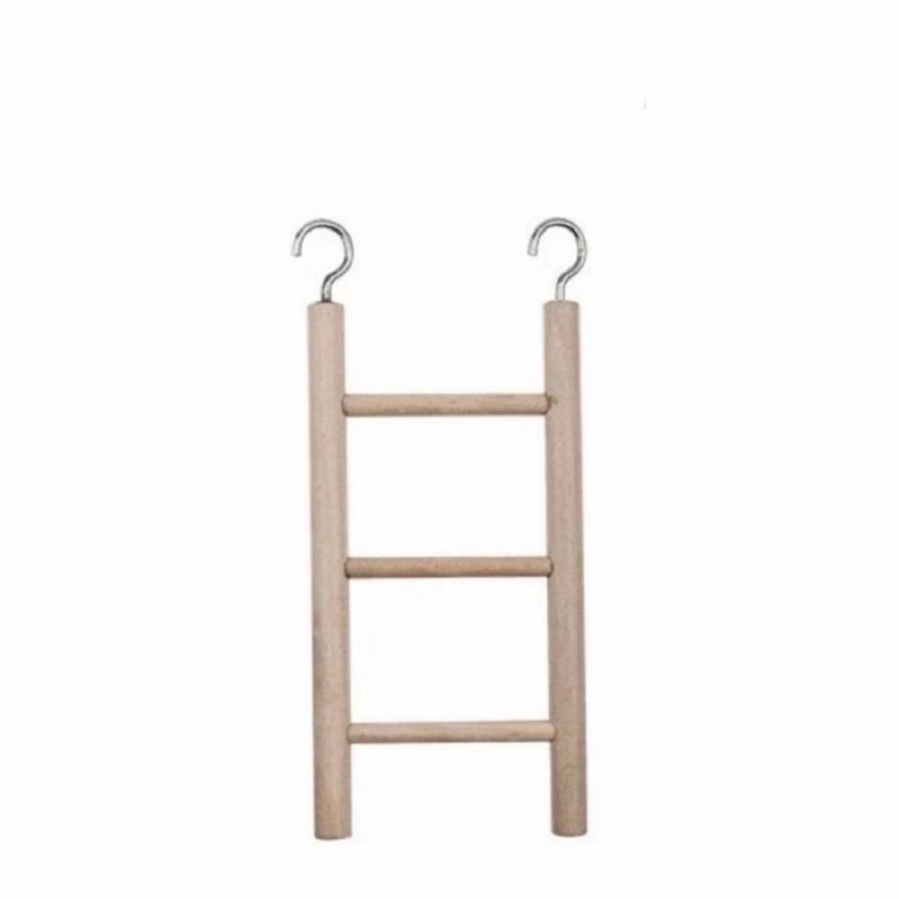 StarlingPet Wooden Ladder for Small Animals 3step bird nesting box,bird cage accessories,bird habitat