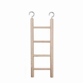 StarlingPet Wooden Ladder for Small Animals 4step bird nesting box,bird cage accessories,bird habitat