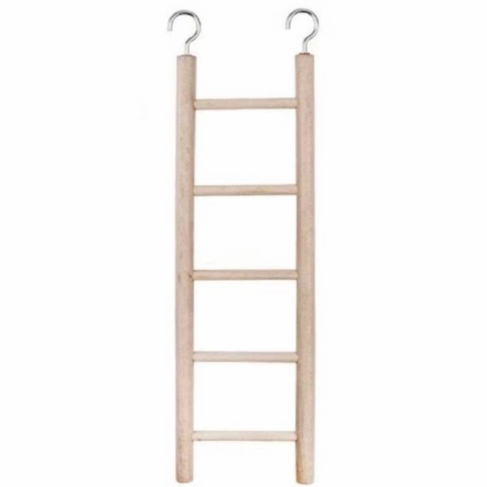 StarlingPet Wooden Ladder for Small Animals 5step bird nesting box,bird cage accessories,bird habitat