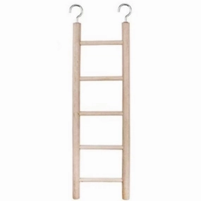 StarlingPet Wooden Ladder for Small Animals 5step bird nesting box,bird cage accessories,bird habitat
