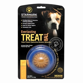 Starmark Everlasting Treat Ball Dog Toy - Medium puppy car seat,dog car harness,travel dog crate