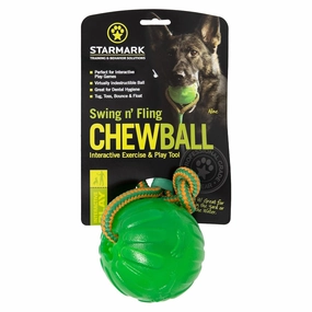 Starmark Swing n' Fling ChewBall Toy puppy car seat,dog car harness,travel dog crate