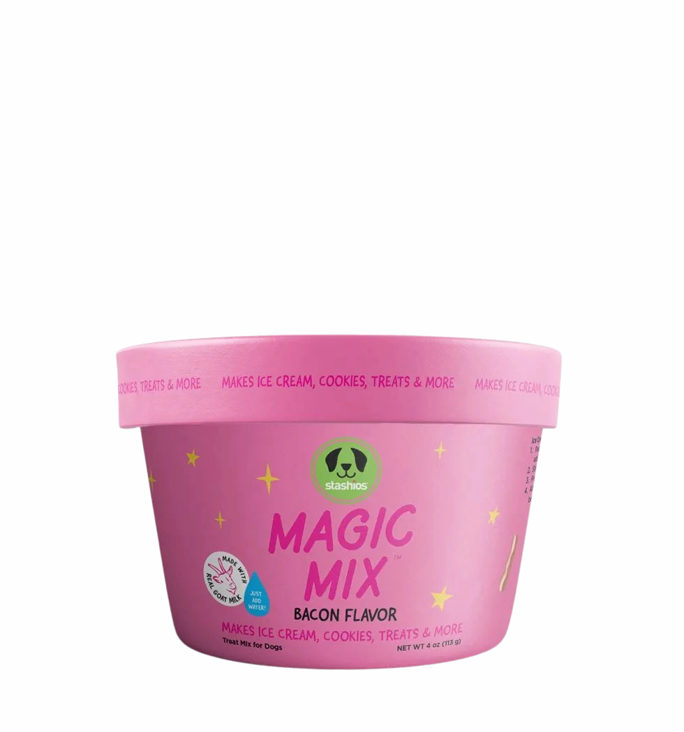 Stashios Magic Mix Ice Cream 4oz - Bacon stainless steel bowl,metal pet feeder,steel water dish