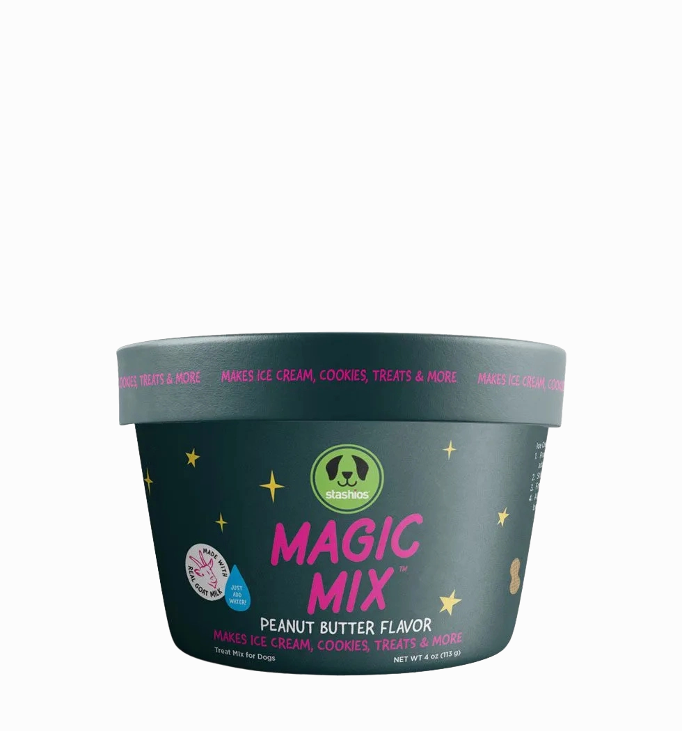 Stashios Magic Mix Ice Cream 4oz - Peanut Butter stainless steel bowl,metal pet feeder,steel water dish