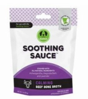 Stashios Soothing Sauce Calming Beef Single 3oz Pouch puppy food,chew toy for puppies,small dog treats