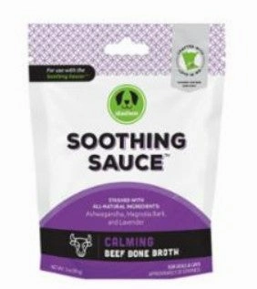 Stashios Soothing Sauce Calming Beef Single 3oz Pouch puppy food,chew toy for puppies,small dog treats
