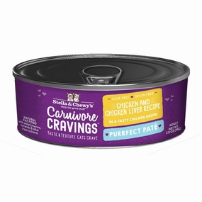 Stella & Chewy's Wet Cat Food Carnivore Cravings Purrfect Pat Chicken & Chicken Liver Recipe grain free wet cat food,senior cat wet food,cat pt