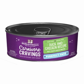 Stella & Chewy's Wet Cat Food Carnivore Cravings Purrfect Pat Duck & Chicken Recipe grain free wet cat food,senior cat wet food,cat pt