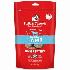 Stella & Chewys Dandy Lamb Dinner Patties Grain-Free Freeze-Dried Raw Dog Food horse supplement horse vitamins animal probiotics livestock digestive aid horse immune booster
