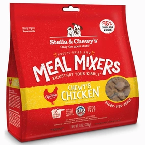 Stella & Chewys Meal Mixers Chewys Chicken Grain-Free Freeze-Dried Raw Dog Food horse supplement horse vitamins animal probiotics livestock digestive aid horse immune booster