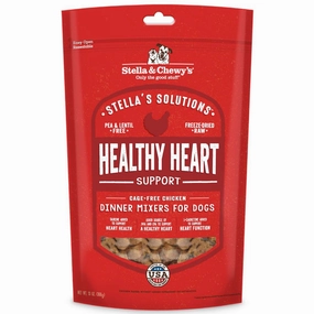 Stella & Chewys Stellas Solutions Healthy Heart Support Chicken Grain-Free Freeze-Dried Raw Dog Food 13oz (Exp Sep 2025) horse supplement horse vitamins animal probiotics livestock digestive aid horse immune booster