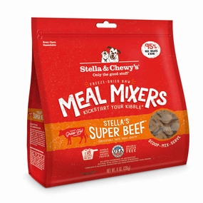 Stella & Chewys Stellas Super Beef Meal Mixers Grain-Free Freeze-Dried Raw Dog Food horse supplement horse vitamins animal probiotics livestock digestive aid horse immune booster