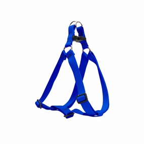 Step In Harness Blue dog harness and leash,reflective dog collar,pet walking gear