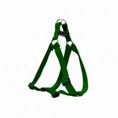 Step In Harness Green dog harness and leash,reflective dog collar,pet walking gear