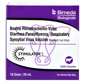 Stimulator 5 BRD Vaccine for Cattle gourmet cat wet food,chicken in broth cat,fish recipe cat food