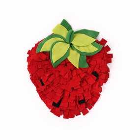 Strawberry Snuffle Mat dog bowl,slow feeder,pet food dish