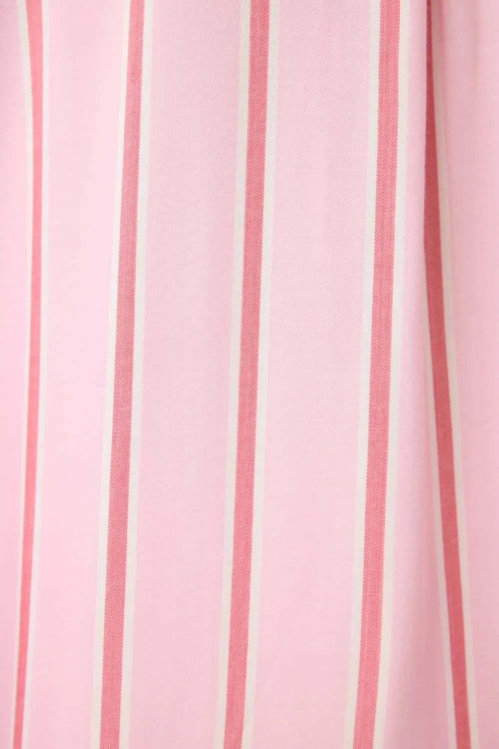 Stripe Hype Pajama Set In Candy Pink