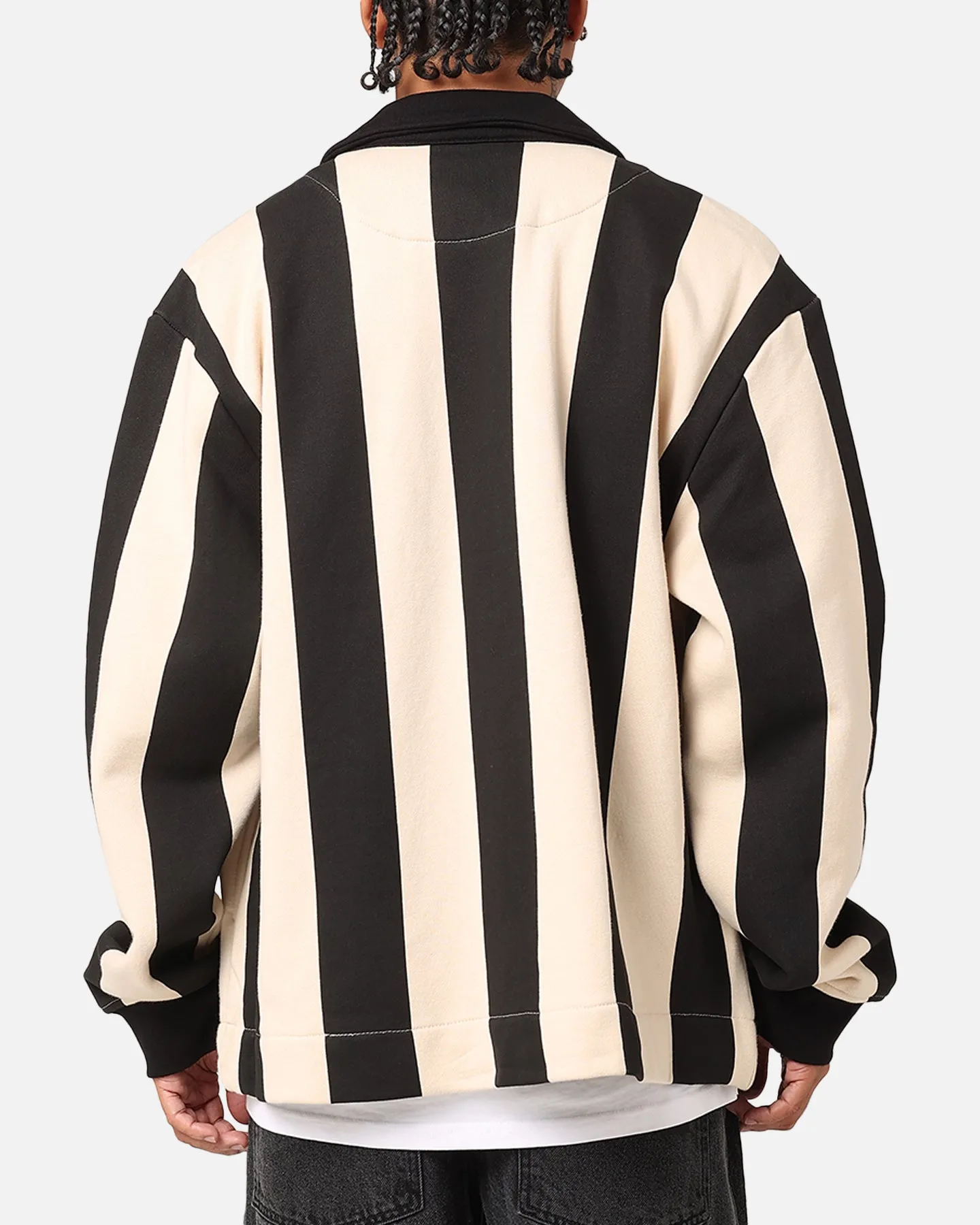 Students Golf Remington Stripes Jacket Black