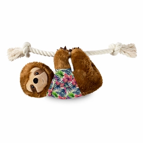 Summer Sloth, Squeaky Plush Dog toy (Large) wet cat food,canned cat food,gravy cat food