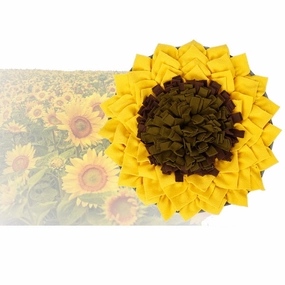Sunflower Snuffle Mat dog bowl,slow feeder,pet food dish