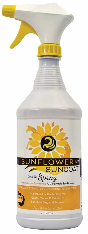 Sunflower Suncoat SPF Spray for Horses, 32 oz grooming scissors,grooming tool kit,clipper for pets